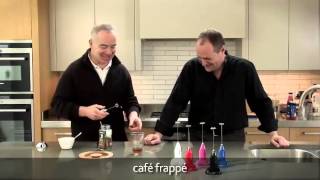 How to make a frappé coffee using an aerolatte milk frother [upl. by Annoyed241]