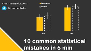 Ten Statistical Mistakes in 5 Min [upl. by Ehrsam989]