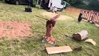 A fabulous range of wooden sculpture at Caerleon festival 2024 [upl. by Argyle250]